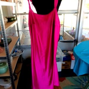 Seventh Avenue ankle length deep pink nightgown Size 1X 100% polyester